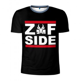 Мужская футболка 3D спортивная с принтом Z Side , 100% полиэстер с улучшенными характеристиками | приталенный силуэт, круглая горловина, широкие плечи, сужается к линии бедра | Тематика изображения на принте: die antwoord | ninja | yolandi