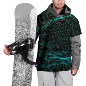 Накидка на куртку 3D с принтом Звуковые волны , 100% полиэстер |  | 