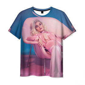 Мужская футболка 3D с принтом Katy Perry , 100% полиэфир | прямой крой, круглый вырез горловины, длина до линии бедер | katy perry | кэти перри