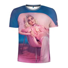 Мужская футболка 3D спортивная с принтом Katy Perry , 100% полиэстер с улучшенными характеристиками | приталенный силуэт, круглая горловина, широкие плечи, сужается к линии бедра | katy perry | кэти перри