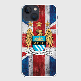 Чехол для iPhone 13 mini с принтом Manchester city №1 ,  |  | 3d | manchester city | английская премьер лига | англия | апл | болельщикам | британия | игра | лондон | манчестер | манчестер сити | популярные | прикольные | футбол | футбольный клуб | эмблема
