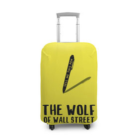 Чехол для чемодана 3D с принтом Волк с Уолл Стрит , 86% полиэфир, 14% спандекс | двустороннее нанесение принта, прорези для ручек и колес | the wolf of wall street | волк с уолл стрит | леонардо дикаприо | мартин скорсезе | продай мне эту ручку