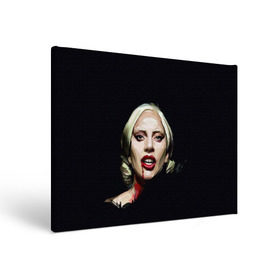 Холст прямоугольный с принтом Леди Гага , 100% ПВХ |  | Тематика изображения на принте: lady gaga | леди гага