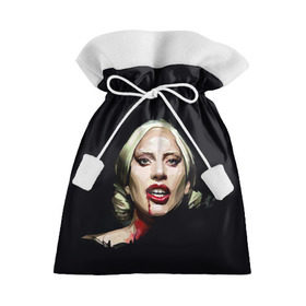 Подарочный 3D мешок с принтом Леди Гага , 100% полиэстер | Размер: 29*39 см | lady gaga | леди гага