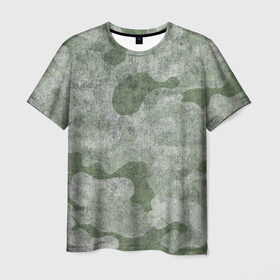 Мужская футболка 3D с принтом Грязный камуфляж , 100% полиэфир | прямой крой, круглый вырез горловины, длина до линии бедер | Тематика изображения на принте: абстракция | армия | камуфляж | модный | оригинал
