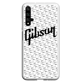 Чехол для Honor 20 с принтом Gibson , Силикон | Область печати: задняя сторона чехла, без боковых панелей | fender | gibson | guitar | ibanez | music | rock | гитара | музыка | рок