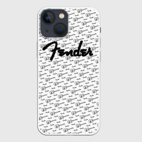 Чехол для iPhone 13 mini с принтом Fender ,  |  | fender | gibson | guitar | ibanez | music | rock | гитара | музыка | рок