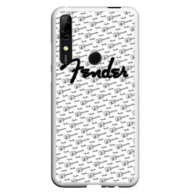 Чехол для Honor P Smart Z с принтом Fender , Силикон | Область печати: задняя сторона чехла, без боковых панелей | fender | gibson | guitar | ibanez | music | rock | гитара | музыка | рок