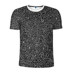 Мужская футболка 3D спортивная с принтом Die Antwoord. Рисунки , 100% полиэстер с улучшенными характеристиками | приталенный силуэт, круглая горловина, широкие плечи, сужается к линии бедра | dia | ninja | rap | rave | yolandi | zef | африка | графити | чаппи | юар