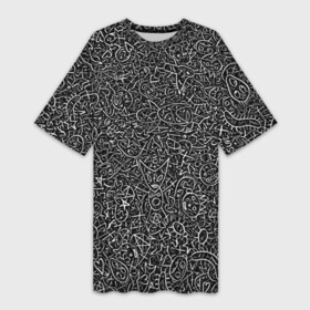 Платье-футболка 3D с принтом Die Antwoord. Рисунки ,  |  | dia | ninja | rap | rave | yolandi | zef | африка | графити | чаппи | юар