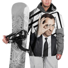 Накидка на куртку 3D с принтом Джуд Лоу , 100% полиэстер |  | актер | ватсон | джуд | джуд лоу | лоу | холмс | шерлок