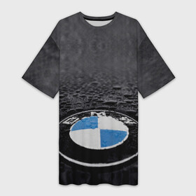 Платье-футболка 3D с принтом BMW ,  |  | bmw | x3 x4 x5 x6 x7 x8 | авто | автомобиль | блатная | бмв | бумер | бэха | иномарка | концерн | красивая | крутая | марка немецкая | машина | пацанский таз | прикольная | тачила | тачка