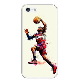 Чехол для iPhone 5/5S матовый с принтом John Wall , Силикон | Область печати: задняя сторона чехла, без боковых панелей | john wall | nba | sport | washington | wizards | арт | баскетбол | баскетболист | джон уолл | игрок | картинка | краски | прикольные | рисунок | спорт | цветные | яркие