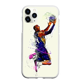 Чехол для iPhone 11 Pro матовый с принтом Kobe Bryant , Силикон |  | basketball | kobe bryant | lakers | los angeles | nba | арт | баскетбол | другие | картинка | кобе брайант | коби брайант | краски | лейкерс | лос анджелес | нба | прикольные | рисунок | спорт | цветные | яркие