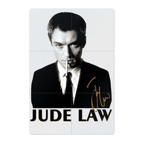 Магнитный плакат 2Х3 с принтом Джуд Лоу автограф , Полимерный материал с магнитным слоем | 6 деталей размером 9*9 см | актер | ватсон | джуд | джуд лоу | лоу | холмс | шерлок