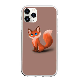 Чехол для iPhone 11 Pro матовый с принтом Paint , Силикон |  | Тематика изображения на принте: fox | red | лиса | лисенок | рыжая