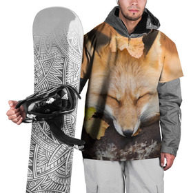 Накидка на куртку 3D с принтом Соня , 100% полиэстер |  | Тематика изображения на принте: fox | red | лиса | лисенок | рыжая