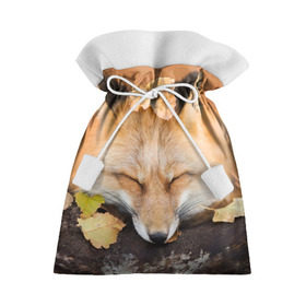 Подарочный 3D мешок с принтом Соня , 100% полиэстер | Размер: 29*39 см | fox | red | лиса | лисенок | рыжая