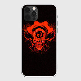 Чехол для iPhone 12 Pro Max с принтом Gears of War , Силикон |  | Тематика изображения на принте: gears | skull | war | маркус | феникс | череп