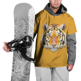 Накидка на куртку 3D с принтом Тигр , 100% полиэстер |  | животные | жищники | новинки | подарок | популярное | яркие