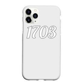 Чехол для iPhone 11 Pro матовый с принтом 1703 , Силикон |  | 1703 | бар 1703 | версус | питер | санкт петербург