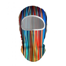 Балаклава 3D с принтом Colored stripes , 100% полиэстер, ткань с особыми свойствами — Activecool | плотность 150–180 г/м2; хорошо тянется, но при этом сохраняет форму. Закрывает шею, вокруг отверстия для глаз кайма. Единый размер | 3d | colored stripes | абстракция | другие | картинка | краски | линии | отблеск | полосы | прикольные | радуга | свет | цветные | яркие