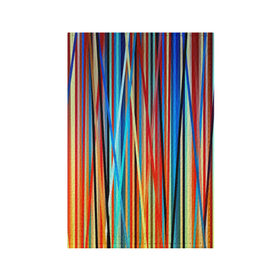 Обложка для паспорта матовая кожа с принтом Colored stripes , натуральная матовая кожа | размер 19,3 х 13,7 см; прозрачные пластиковые крепления | 3d | colored stripes | абстракция | другие | картинка | краски | линии | отблеск | полосы | прикольные | радуга | свет | цветные | яркие