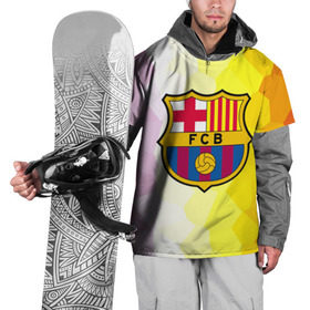 Накидка на куртку 3D с принтом FCB , 100% полиэстер |  | fc barcelona | fcb | барса | барселона | болельщики | фанаты | футбол | футбольный клуб