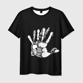 Мужская футболка 3D с принтом Hand , 100% полиэфир | прямой крой, круглый вырез горловины, длина до линии бедер | 3d | arm | bunch of fives | claw | fin | fist | flipper | hand | mitt | paw | власть | кисть руки | ладонь | партия | почерк | рука | сторона | стрелка