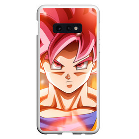 Чехол для Samsung S10E с принтом Dragon ball super goku , Силикон | Область печати: задняя сторона чехла, без боковых панелей | dragon ball | super goku