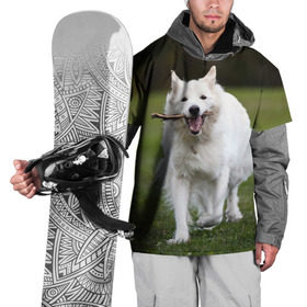 Накидка на куртку 3D с принтом Палочка , 100% полиэстер |  | dog | лабрадор | мопс | пес | собака | такса | хаски | щеночек