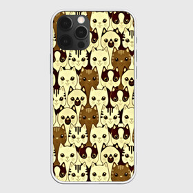 Чехол для iPhone 12 Pro Max с принтом Коты бомбинг , Силикон |  | 3d | животные | коты | котэ | котята | милые животные | прикольные | цветные | яркие