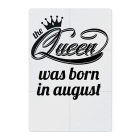 Магнитный плакат 2Х3 с принтом Королева рождена в августе , Полимерный материал с магнитным слоем | 6 деталей размером 9*9 см | девушке | день рождения | дочери | дочке | жене | королева | любимой | подарок | подруге | праздник | рождение | себе | сестре