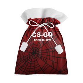 Подарочный 3D мешок с принтом CS:GO Crimson Web , 100% полиэстер | Размер: 29*39 см | 3d | awp | counter strike | crimson web | game | skin | авп | игры | линии | прикольные | скин | текстуры