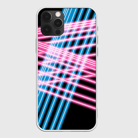 Чехол для iPhone 12 Pro Max с принтом Неон , Силикон |  | Тематика изображения на принте: линии | полосы | светящиеся | флуоресцентный | флюр | флюровый