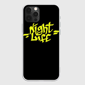 Чехол для iPhone 12 Pro Max с принтом Ночная жизнь , Силикон |  | музыка | рок | светящиеся | светящиеся краски | флуоресцентные краски | флюоресценция | флюр | флюро краска | флюро краски | флюро покрытие | флюро принты | флюро рисунки | флюровые краски