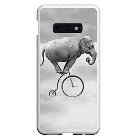 Чехол для Samsung S10E с принтом Hipster Bike , Силикон | Область печати: задняя сторона чехла, без боковых панелей | elephant | hipster | индия | йога | слон | хипстер