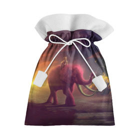 Подарочный 3D мешок с принтом Индия , 100% полиэстер | Размер: 29*39 см | elephant | hipster | индия | йога | слон | хипстер