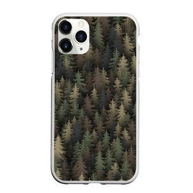 Чехол для iPhone 11 Pro матовый с принтом Лесной камуфляж , Силикон |  | Тематика изображения на принте: ёлка | ель | ельник | лес | милитари | охота | природа | хаки