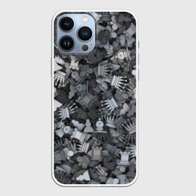 Чехол для iPhone 13 Pro Max с принтом Шахматный камуфляж ,  |  | Тематика изображения на принте: игры | конь | королева | король | ладья пешка | милитари | настолки | настольные | слон | ферзь | фигуры | шахматы