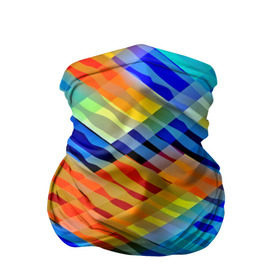 Бандана-труба 3D с принтом Блестящие полосы , 100% полиэстер, ткань с особыми свойствами — Activecool | плотность 150‒180 г/м2; хорошо тянется, но сохраняет форму | 