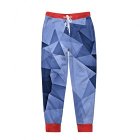 Мужские брюки 3D с принтом Geometry contrast , 100% полиэстер | манжеты по низу, эластичный пояс регулируется шнурком, по бокам два кармана без застежек, внутренняя часть кармана из мелкой сетки | 