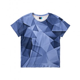 Детская футболка 3D с принтом Geometry contrast , 100% гипоаллергенный полиэфир | прямой крой, круглый вырез горловины, длина до линии бедер, чуть спущенное плечо, ткань немного тянется | Тематика изображения на принте: 