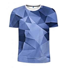 Мужская футболка 3D спортивная с принтом Geometry contrast , 100% полиэстер с улучшенными характеристиками | приталенный силуэт, круглая горловина, широкие плечи, сужается к линии бедра | 