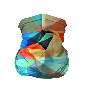 Бандана-труба 3D с принтом crystal abstraction , 100% полиэстер, ткань с особыми свойствами — Activecool | плотность 150‒180 г/м2; хорошо тянется, но сохраняет форму | abstraction | абстракция | геометрия | грани | линии | полигоны | постель | розовый | сочетания | текстура | треугольники