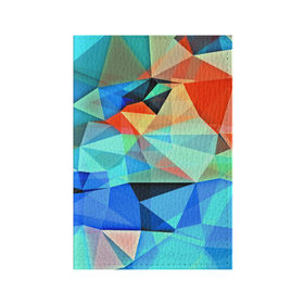 Обложка для паспорта матовая кожа с принтом crystal abstraction , натуральная матовая кожа | размер 19,3 х 13,7 см; прозрачные пластиковые крепления | abstraction | абстракция | геометрия | грани | линии | полигоны | постель | розовый | сочетания | текстура | треугольники