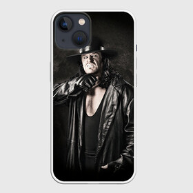 Чехол для iPhone 13 с принтом Гробовщик 2 ,  |  | brothers of destruction | deadman | mark callous | mark william calaway | master of pain | mean | phenomen | texas red | the undertaker | байкер | гробовщик | марк уильям кэлвей | мертвец | рестлер | рестлмания