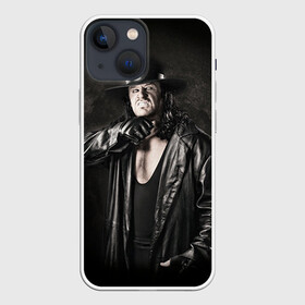 Чехол для iPhone 13 mini с принтом Гробовщик 2 ,  |  | brothers of destruction | deadman | mark callous | mark william calaway | master of pain | mean | phenomen | texas red | the undertaker | байкер | гробовщик | марк уильям кэлвей | мертвец | рестлер | рестлмания