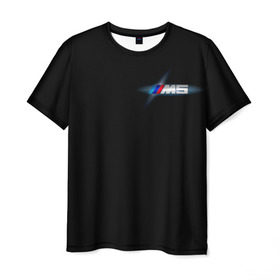 Мужская футболка 3D с принтом BMW , 100% полиэфир | прямой крой, круглый вырез горловины, длина до линии бедер | bmw