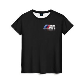 Женская футболка 3D с принтом BMW , 100% полиэфир ( синтетическое хлопкоподобное полотно) | прямой крой, круглый вырез горловины, длина до линии бедер | bmw